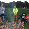 Runners around the campfire