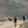 trail in background