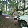 runner at aid station