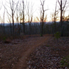 View just before sunset
