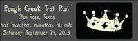 Rough Creek Trail Run - September 15, 2012