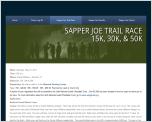 Sapper Joe Trail Race - August 24, 2013