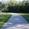Paved jogging trail